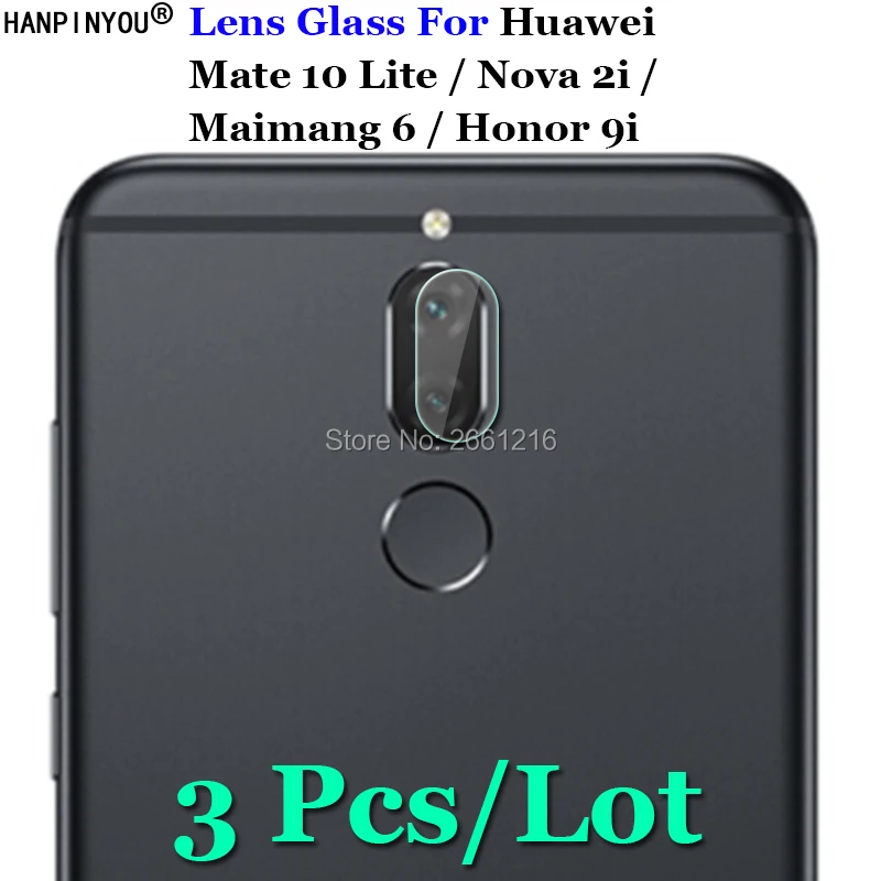 3 шт. для Huawei Mate 10 Lite/Nova 2i/Honor 9i ультра прозрачное мягкое закаленное стекло задней