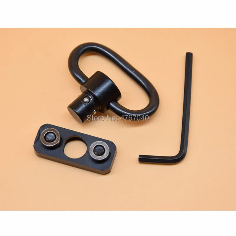 Tactical KeyMod QD Sling Swivel Adapter For Handguard Rail System Loop Push Button Mount Hunting Aluminum | Спорт и развлечения