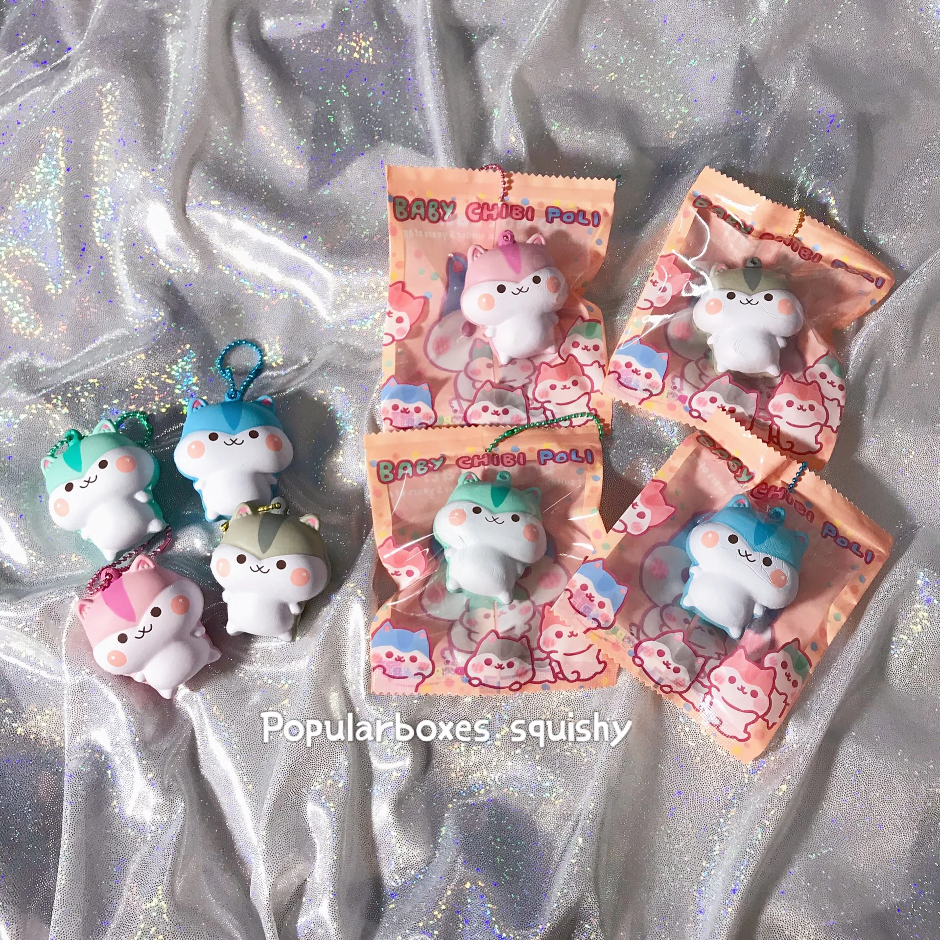 Популярные Подарочные игрушки Поли mini chibi squishy медленно восстанавливающие