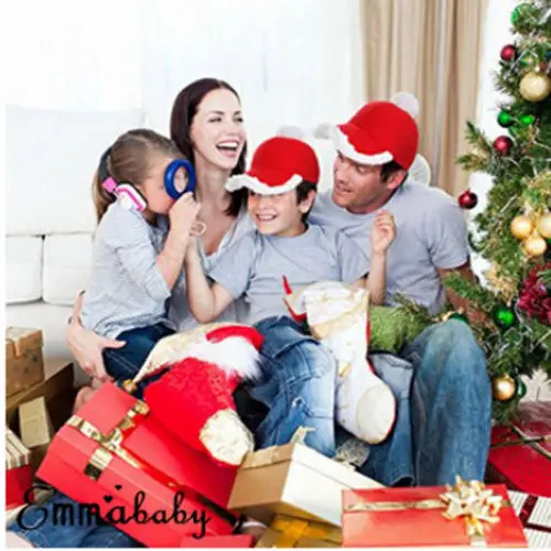 

1Pc Adult Children Christmas Hat Santa Claus Reindeer Snowman Party Cap Gift