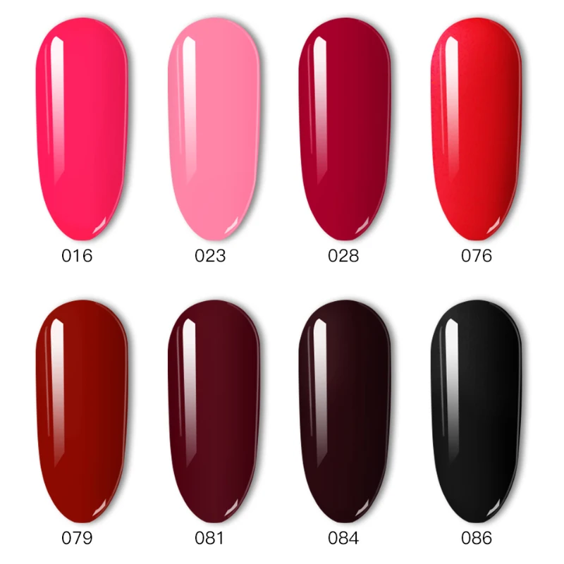 Yinikiz красная роза Nail Art гелевая ручка 3 в 1 гель для ногтей одношаговый 8 цветов цвет