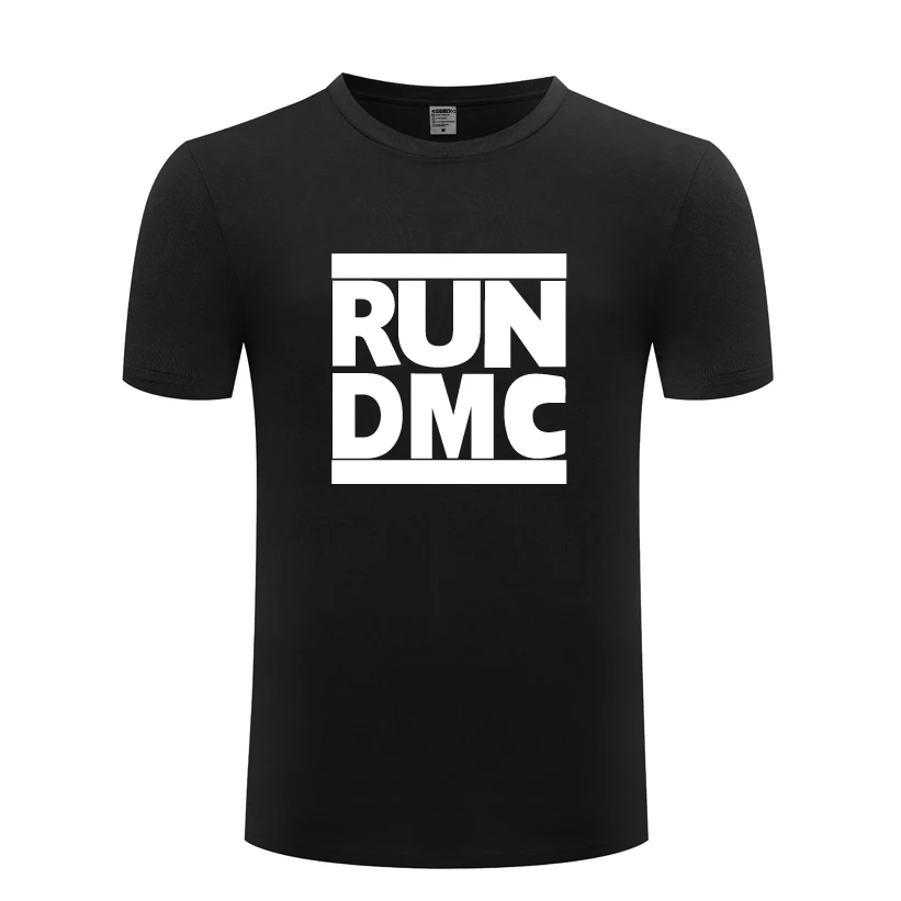 RUN DMC Rock Music Hip Hop Men's T-Shirt T Shirt Men 2018 New Short Sleeve O Neck Cotton Casual Top Tee | Мужская одежда