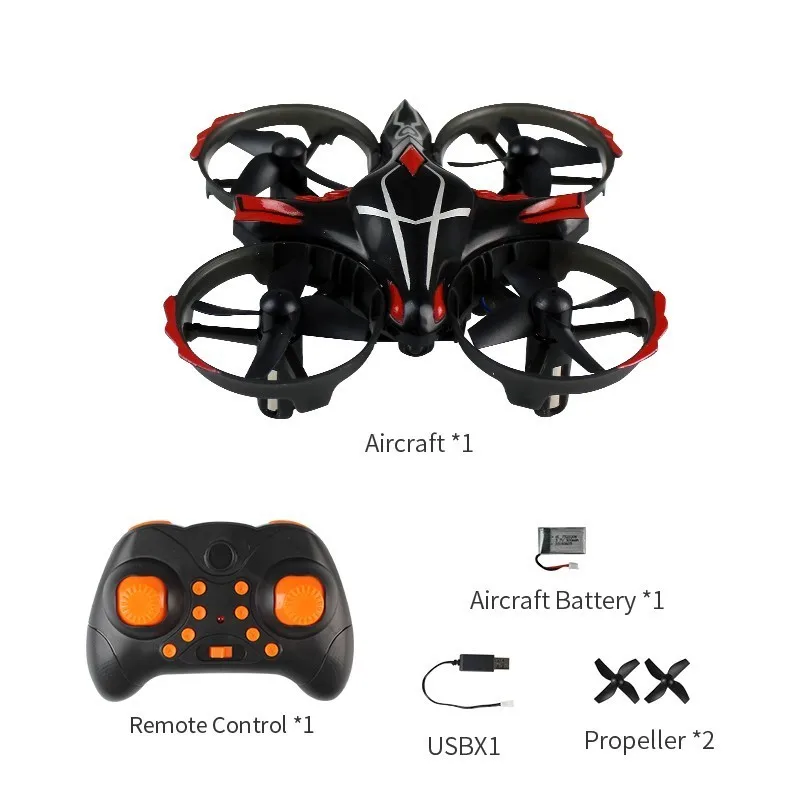 T2G мини Drone с передатчиком инфракрасный Сенсор вертолет бросить летать на высоте