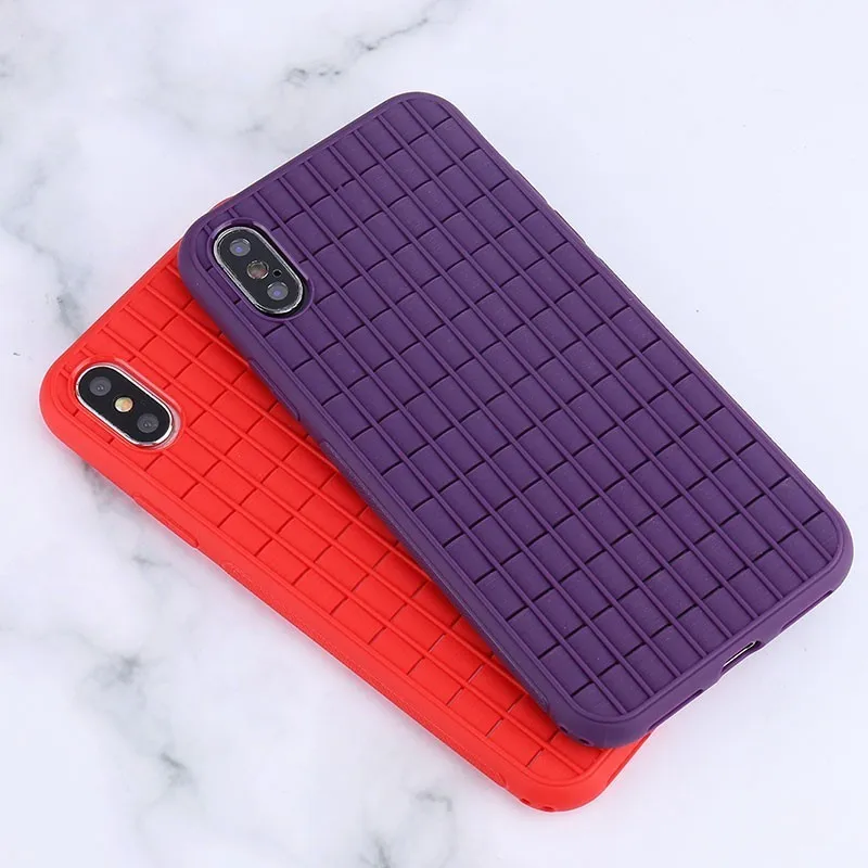 Силиконовый мягкий защитный чехол из ТПУ для Apple X iPhone XR XS Max ударопрочный дышащий