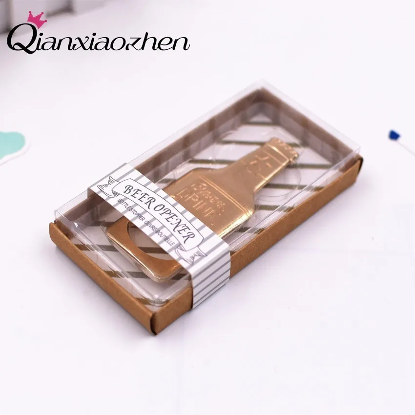 Qianxiaozhen 10pcs Beer Bottle Opener Wedding Favors And Gifts For Guests Souvenirs Party Supplies10pcs | Дом и сад