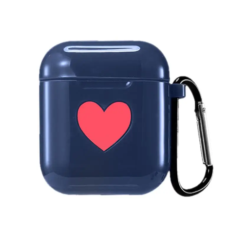 Новые милые наушники чехлы для Apple AirPods Heart Bluetooth беспроводные чехол зарядки