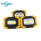 20 Вт Водонепроницаемый светодиодный портативный Точечный светильник, фонарь, аварийный Точечный светильник, COB рабочий светильник, перезаряжаемая батарея аа, прожектор, светильник для кемпинга