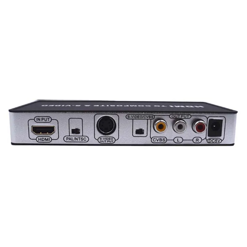 HDMI в AV + SVIDEO видео HD конвертер штепсельная вилка ЕС матричный коммутатор |
