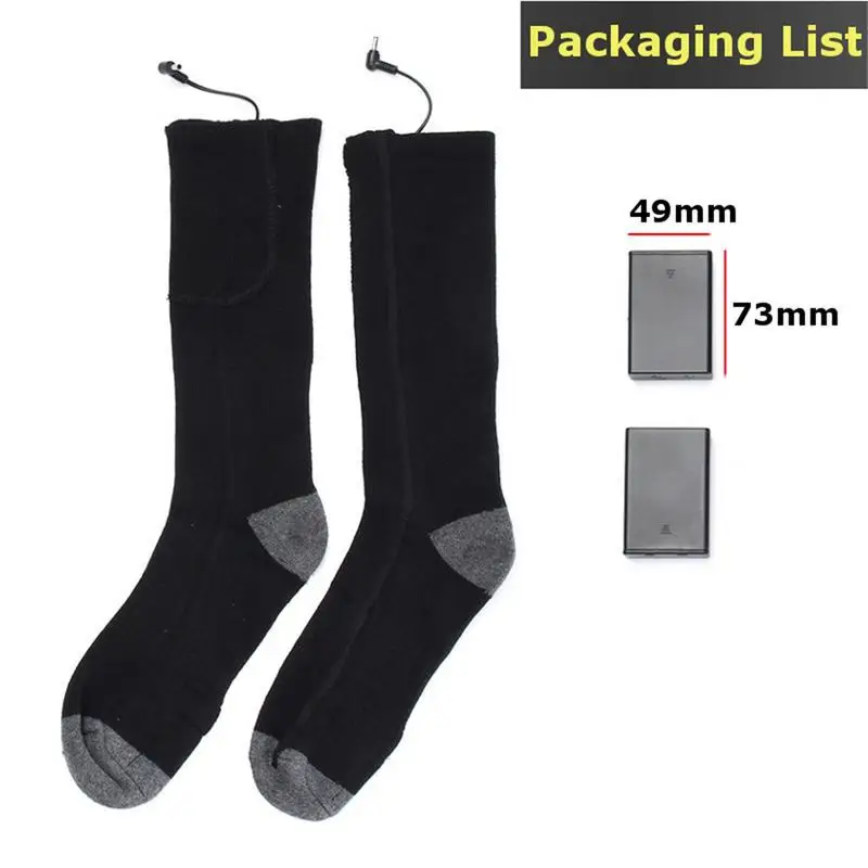 

Electric Heated Socks with Rechargeable Battery for Chronically Cold Feet Large Size USB Charging Heating Socks