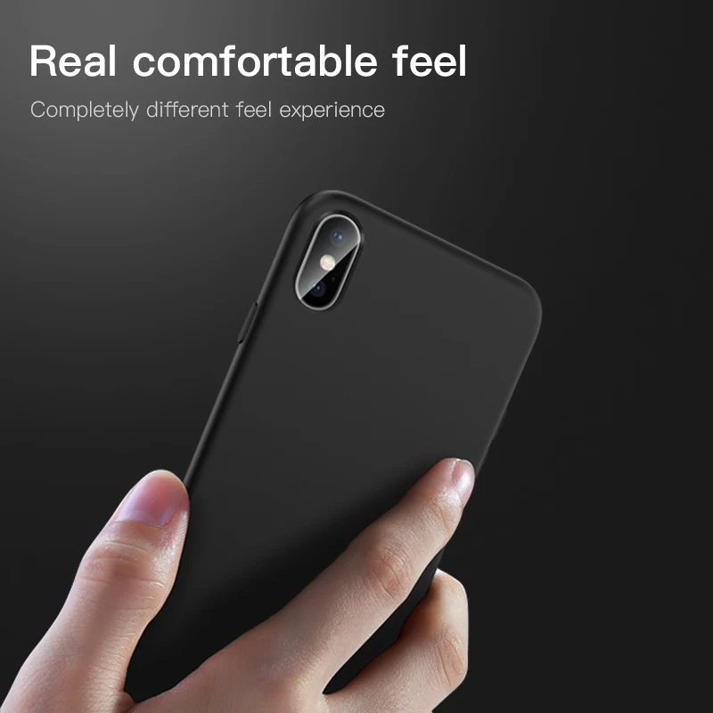 Мягкий чехол для телефона iPhone X XS тонкий силиконовый из ТПУ Apple 7 6S 6 8 Plus
