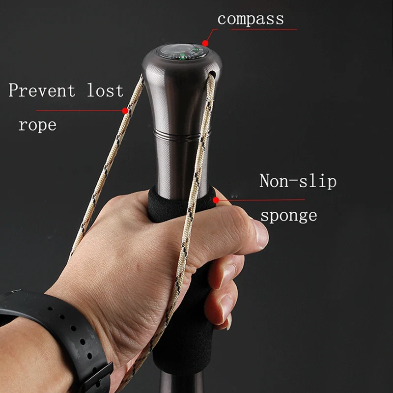 Универсальные трекинговые палки на открытом воздухе альпеншток Кемпинг Туризм