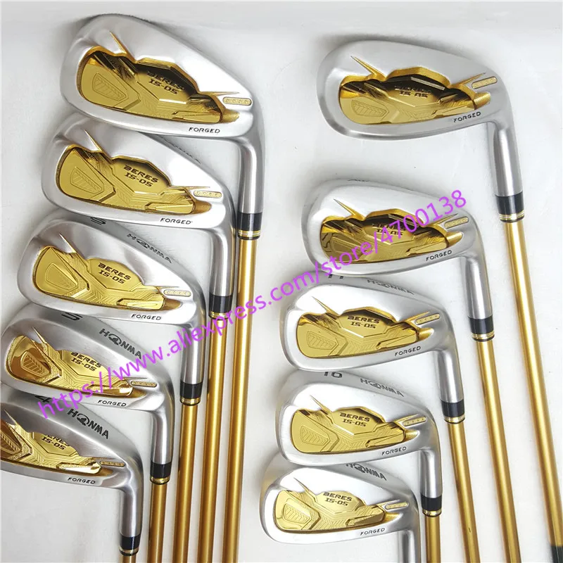 Новый Golf Club HONMA S-05 4 звезды 4-11. S/10 шт. набор утюгов для гольфа с бесплатной крышкой