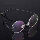Круглые очки, титановая оправа для очков, мужские компьютерные очки, оптические очки для чтения по рецепту, прозрачные линзы, женская и мужская оправа для очков