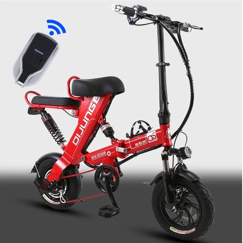 Складной электровелосипед двойной лития электрический автомобиль поколения