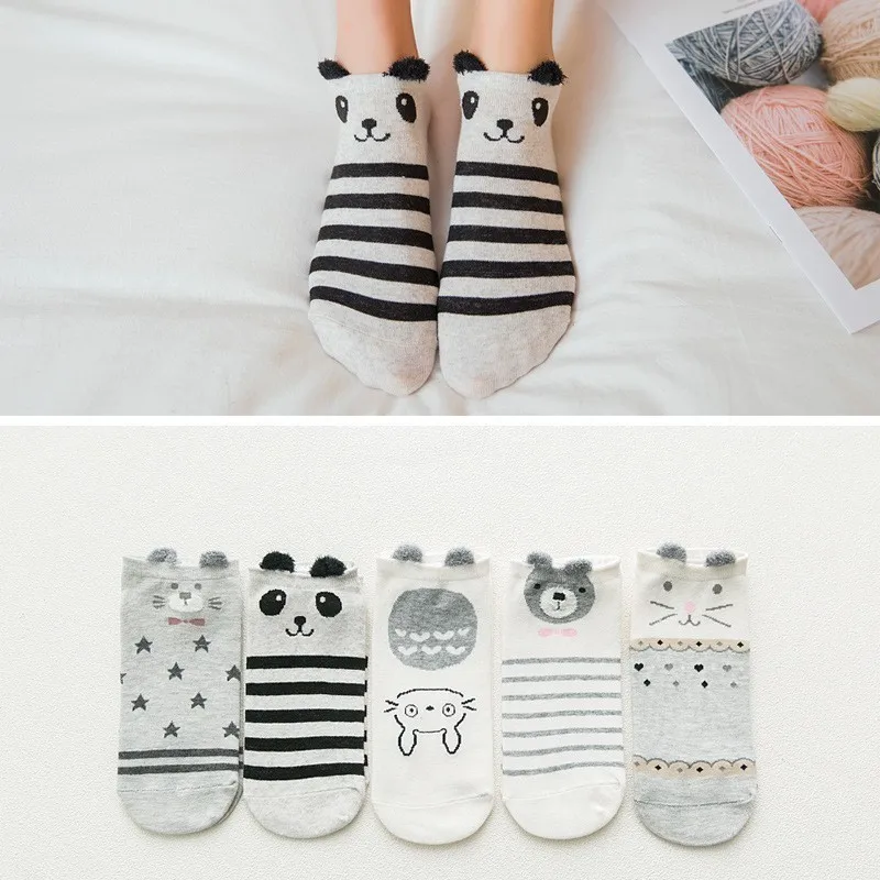 Фото 5Pairs Summer 2019 Women Cotton Socks Pink Cute Cat Ankle Short Casual Animal Ear Red Heart Gril Printed Женская одежда 5Pairs Summer 2019 Women Cotton Socks Pink Cute Cat Ankle Short Casual Animal Ear Red Heart Gril Printed Женская одежда