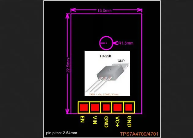 DYKB TPS7A4701 холодильник сверхнизкой Шум RF линейный Напряжение регулятор Мощность DC 3