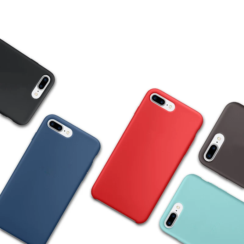 Чехол для Телефона 7 оригинальный официальный силиконовый чехол Iphone X Xs MAX XR Apple 8 6