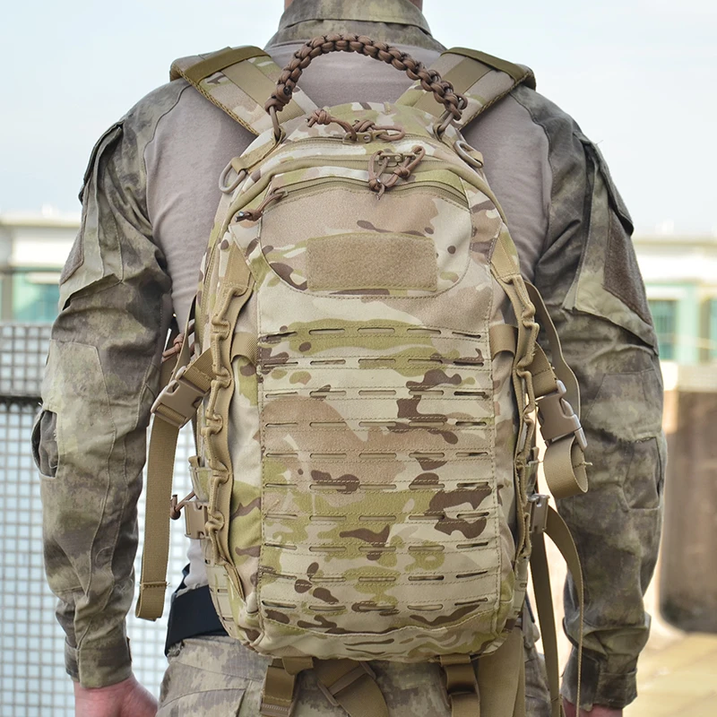 Тактический военный рюкзак походная уличная Сумка для охоты EDC gear Laser Cut Molle PALS