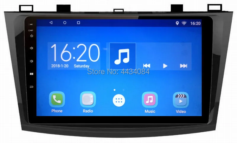 Ouchuangbo автомобильный головный блок аудио стерео gps nav android 7 1 для Mazda 3 2011 2015