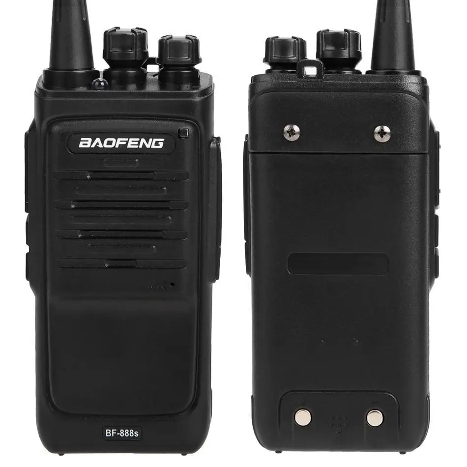 Новый BF 888S 400 470 MHz Walkie Talkie двухсторонний FCC CE RoHS радио наушник да 1500 мАч