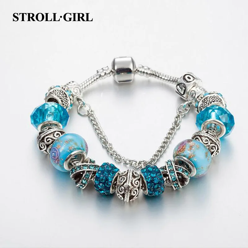 Цепочка со змеиным плетением strollgirl из настоящего белого золота оригинальный