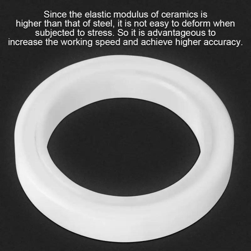 Шарикоподшипник ZrO2 из циркония герметичный керамический подшипник белого цвета