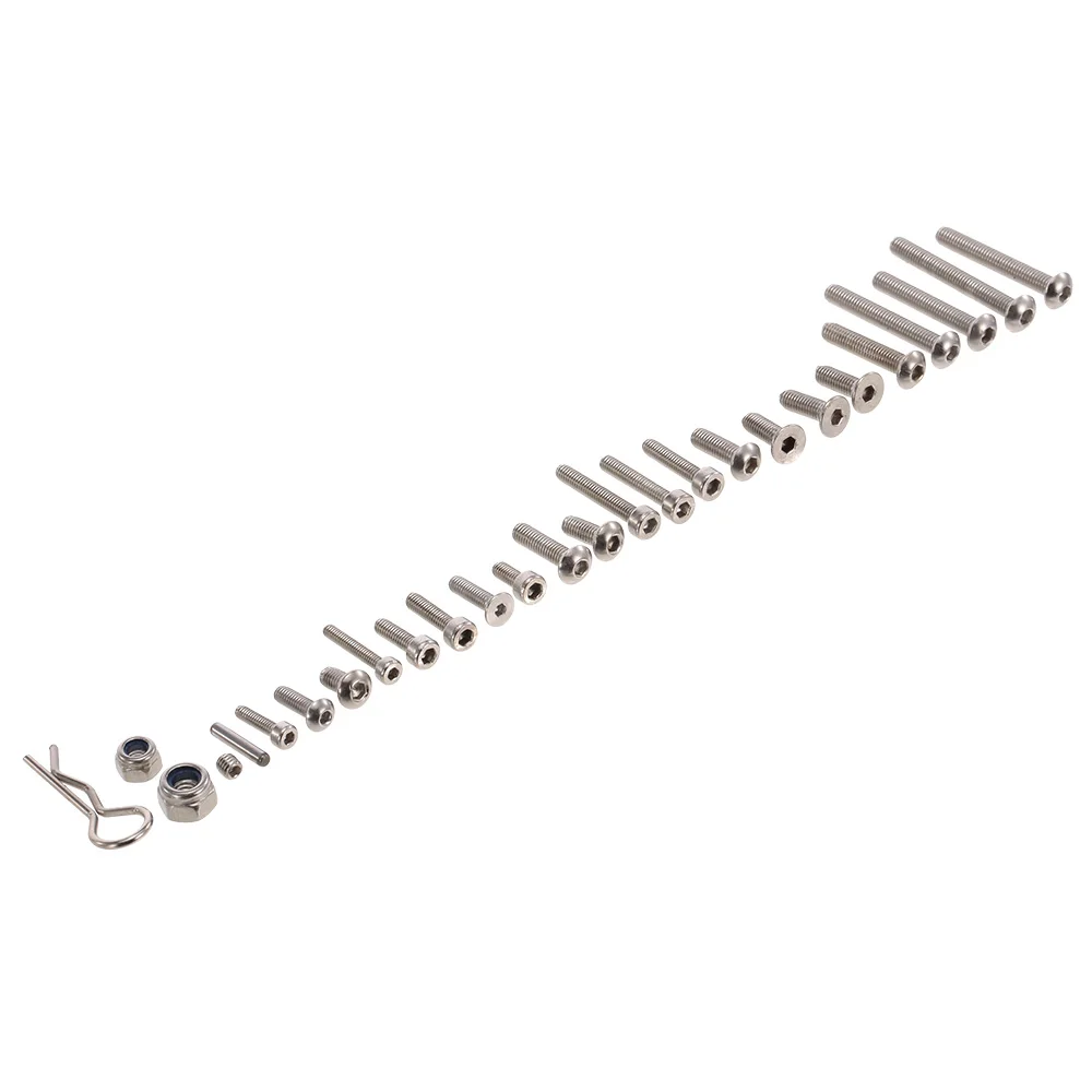 

RC Screws Stainless Steel Screws Kit for Traxxa 1/10 RC Car Off-road Crawler