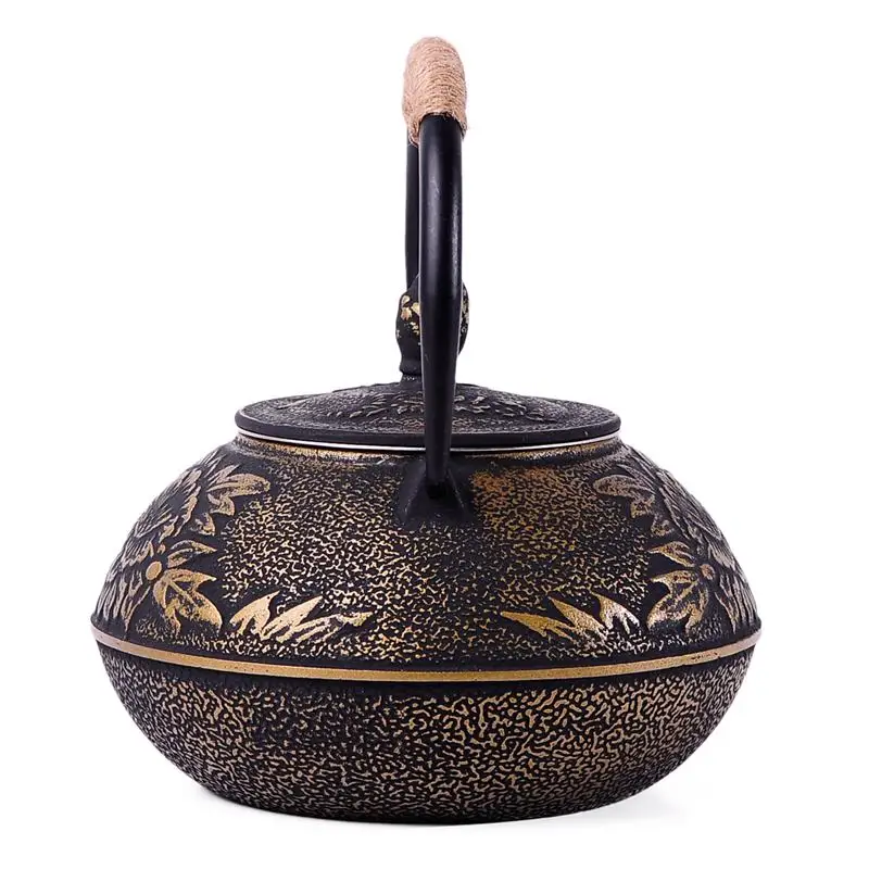 Непокрытый чайник Железный железный горшок Пион большой 900 мл | Дом и сад