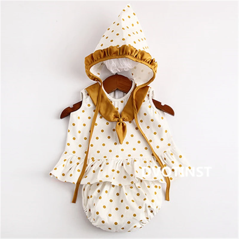 Dvotinst Newborn Baby Girls Photography Props Lace Dresses Hat Bonnet+Outfits Set Fotografia Costume 3-9M Studio Photo |