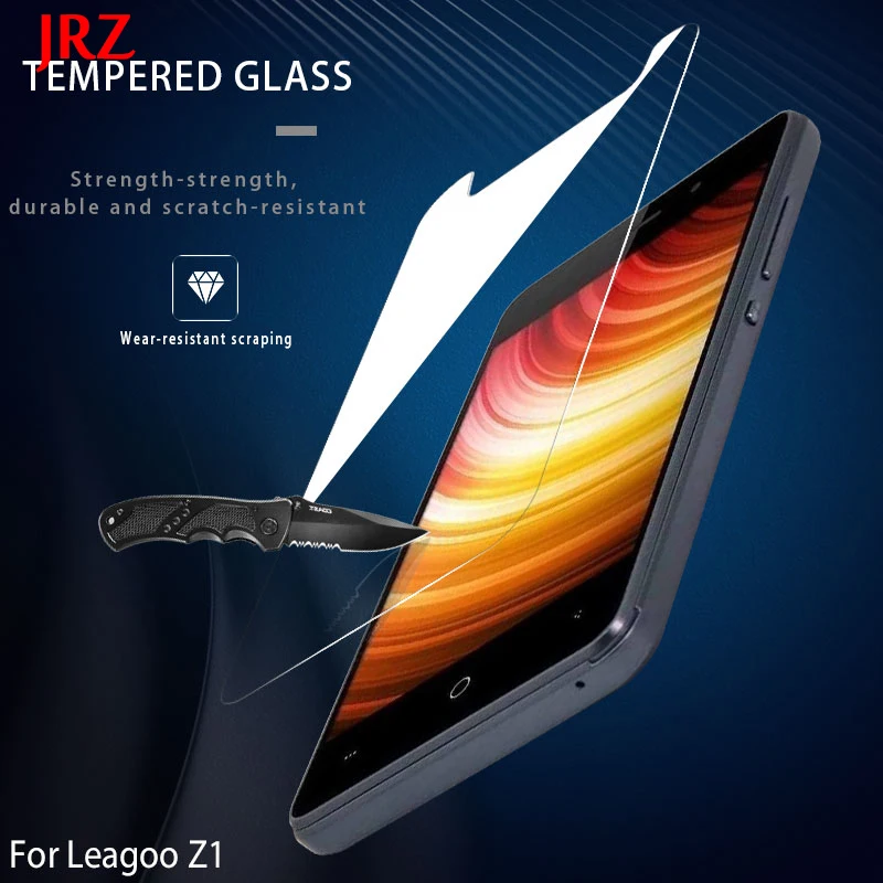 Закаленное стекло JRZ для Leagoo Alfa 5 Z1 протектор экрана телефона замена простота