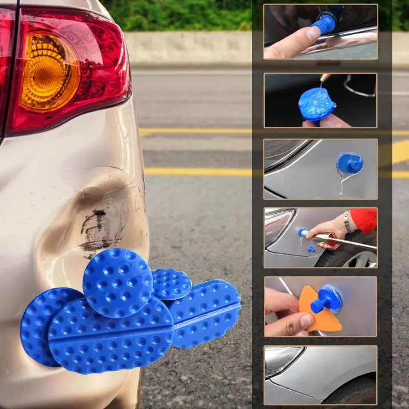 4 шт./5 шт. кузова вмятин Инструмент для извлечения клея головы пистоны жидкость