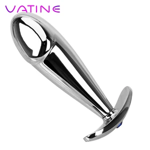 Анальная пробка VATINE, металлическая Анальная пробка, расширитель для анального массажа, массаж простаты, уличная одежда, женская мастурбация интимные игрушки для женщин