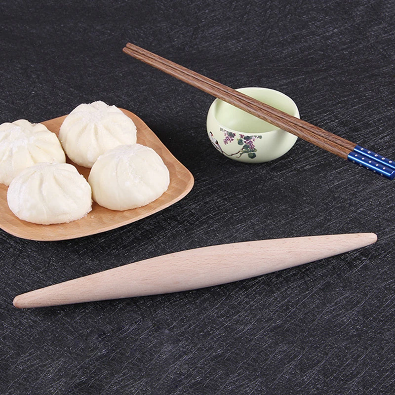 1 шт. 23/28 см с антипригарным покрытием Скалка палка двойной наконечник древесины