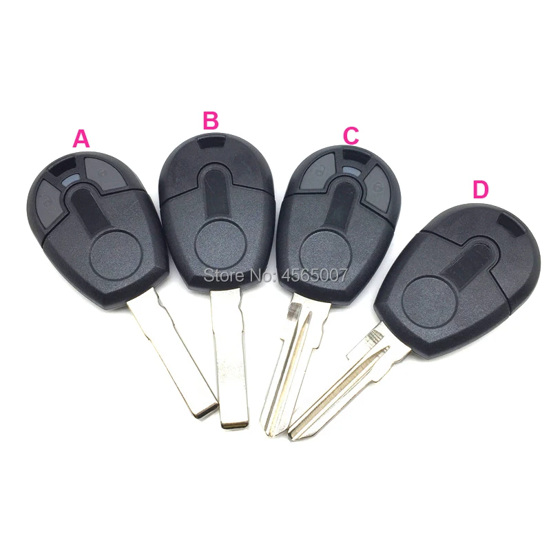 Для Fiat Key Shell Transponder авто чехол для дистанционного ключа автомобиля Замена Fob Uncut
