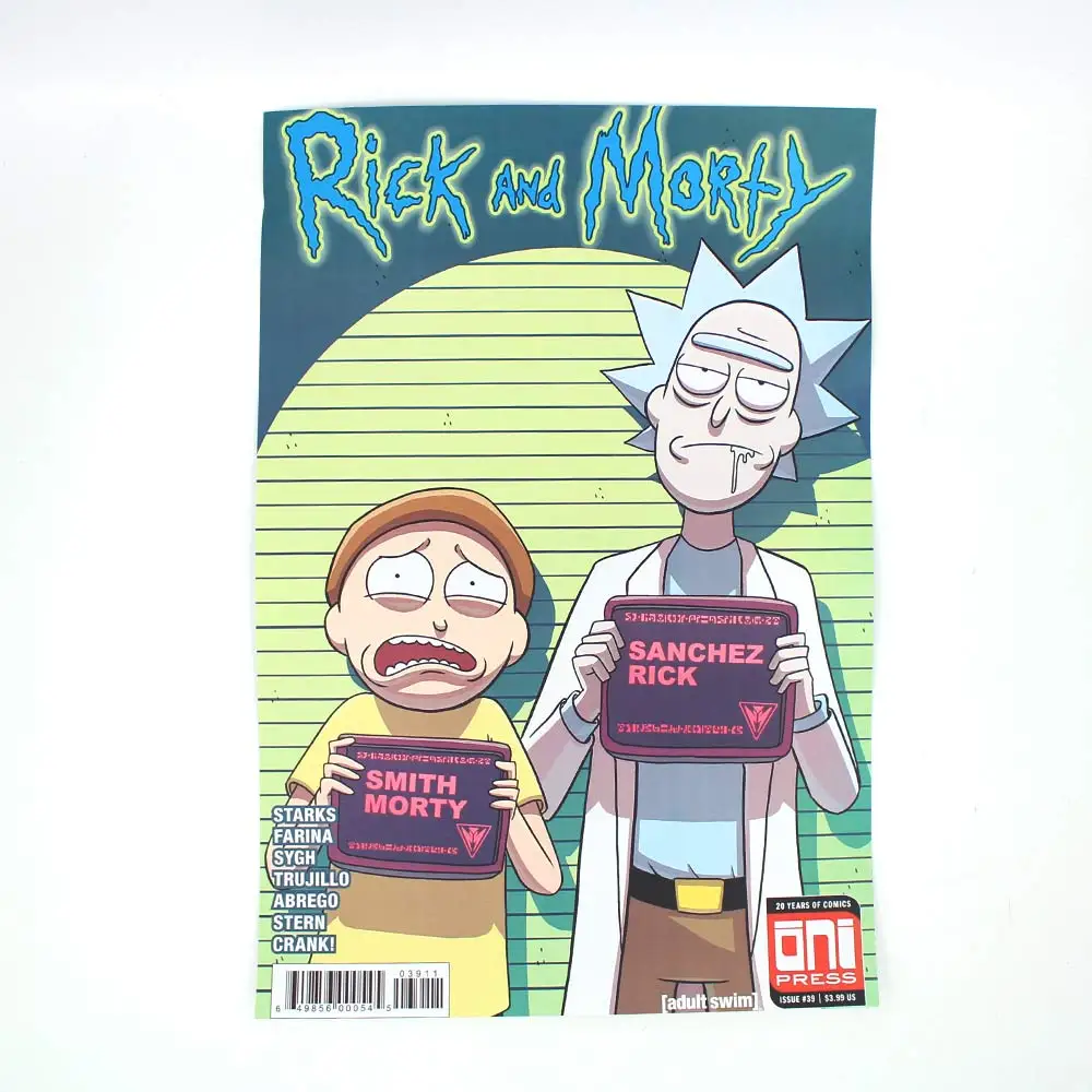Giancomic 8 шт. Рик плакаты высокого качества для Декор дома DIY элегантная настенная