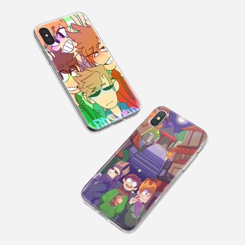 Eddsworld мультфильм Coque Мягкий ТПУ силиконовый чехол для телефона iPhone XS Max XR 7 8 6 6S Plus 5S