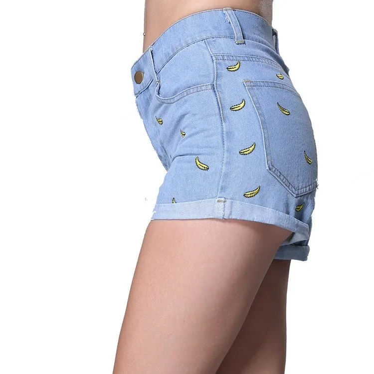 Womens Shorts Summer Fashion Casual Cotton Short Pants Women Clothing Blue Sexy Woman | Женская одежда