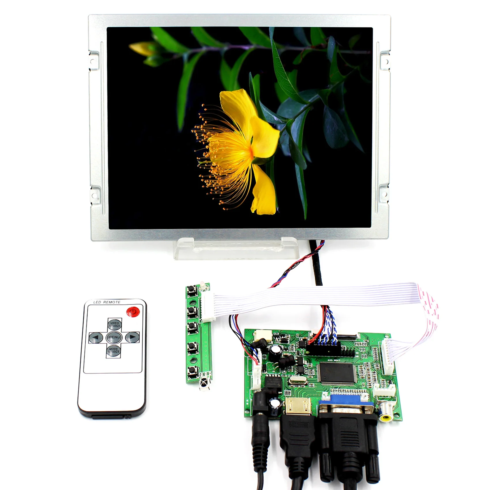 8 4 &quot8 дюймов ЖК-дисплей AA084SC01 с H DMI VGA + 2AV плата контроллера VS-TY2662-V1 | Электроника
