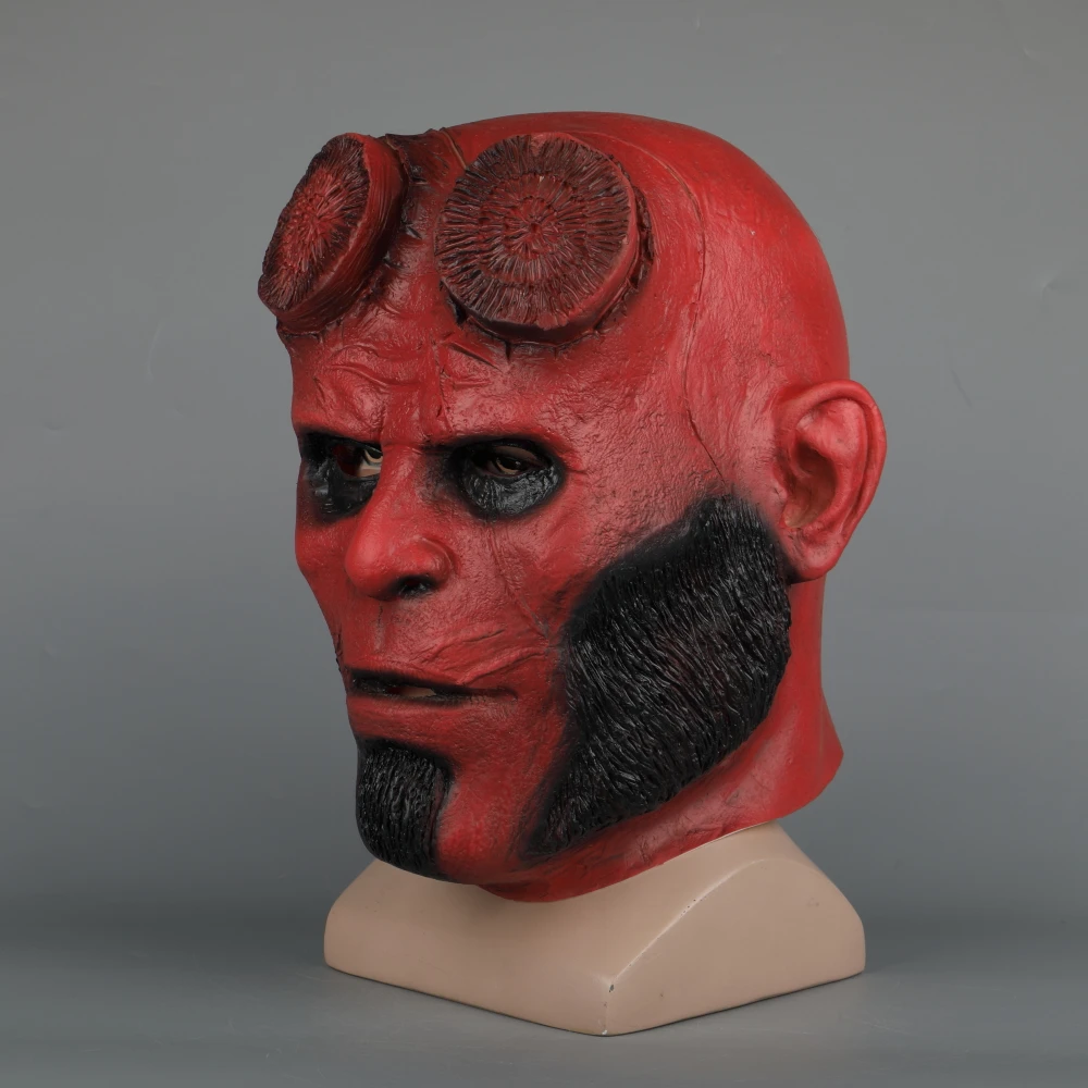 Hellboy маска латексная для маскарада карнавала маски костюмов капюшон косплей на