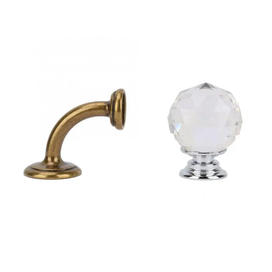 Стойка для ванной Хрустальная вешалка пальто настенный крючок комнаты одежды