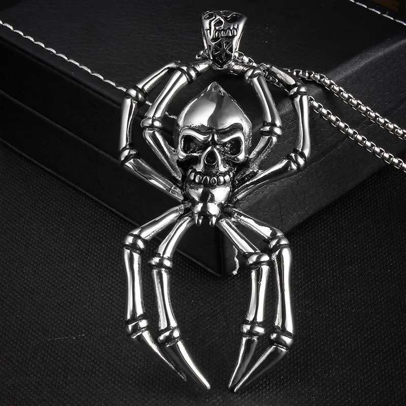 2019 новейшее ювелирное изделие в стиле хип хоп с головой черепа колье подвеской