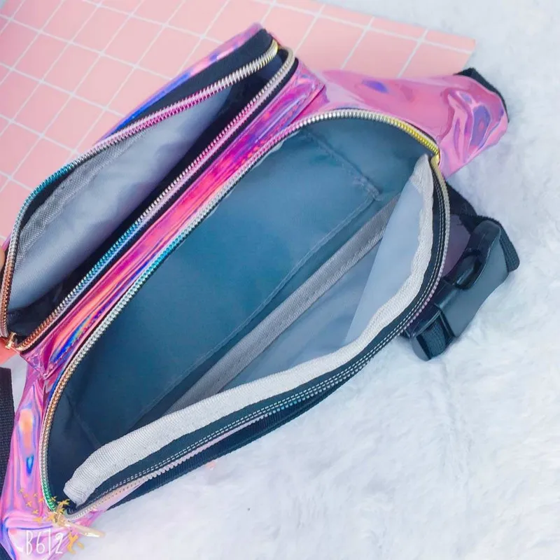 Новый дизайн 2019 модная поясная сумка с двусторонними пайетками и блестками