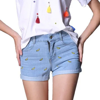 Womens Shorts Summer Fashion Casual Cotton Short Pants Women Clothing Blue Sexy Woman | Женская одежда