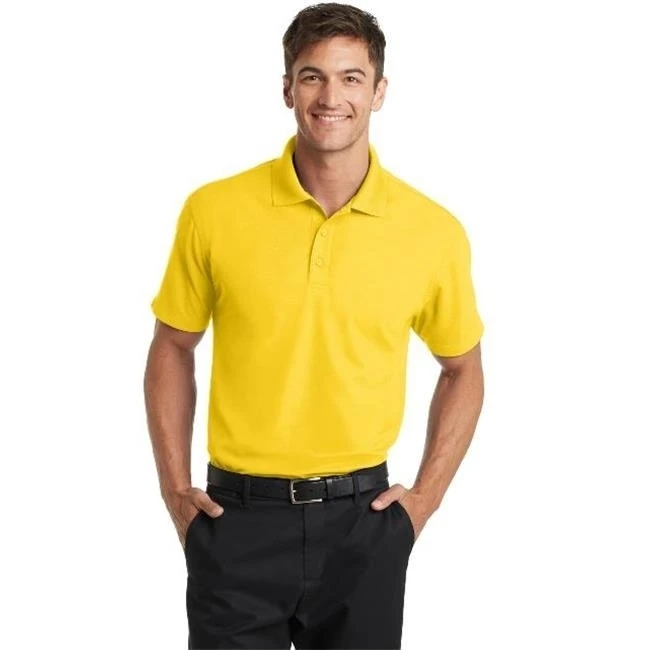 Port Authority K572 Dry Zone Grid Polo Yellow - Extra Large |