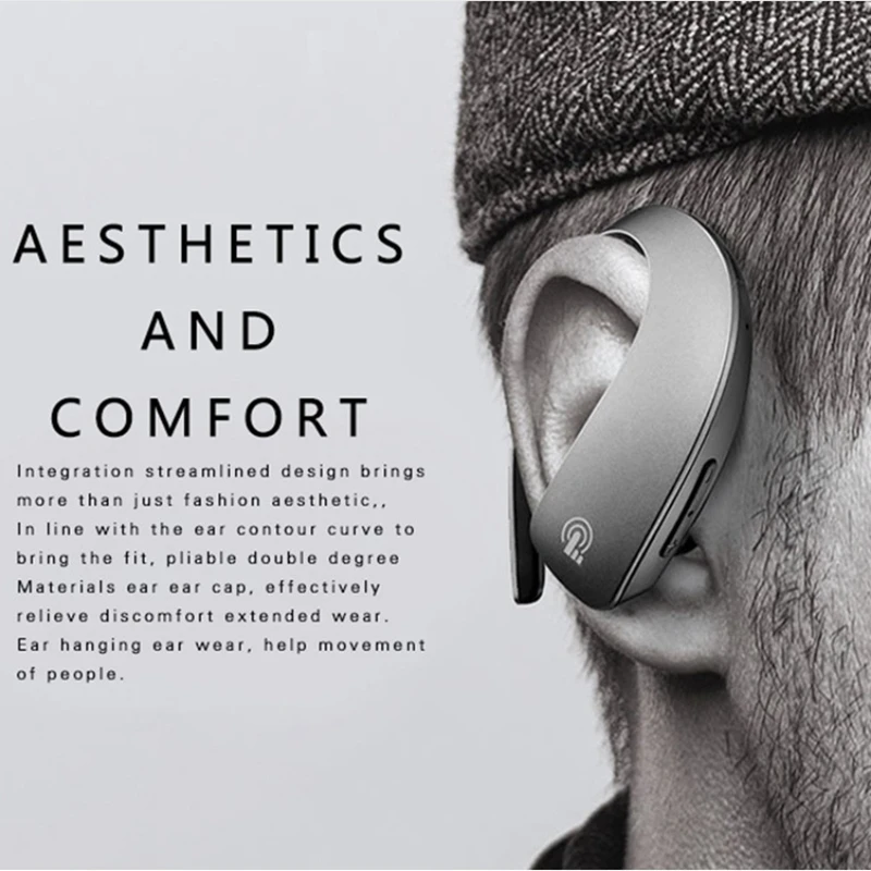 Bluetooth гарнитура спортивные беговые наушники с микрофоном шумоизоляция стерео
