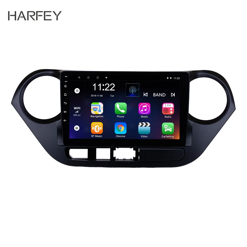 Harfey GPS Автомобильный Радио мультимедийный плеер для 2013 2014 2015 2016 HYUNDAI I10 Grand i10 RHD Android