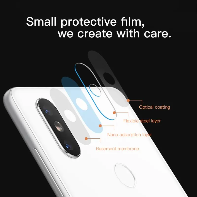 Защитная пленка для объектива камеры Xiaomi Mi 8 SE A2 5S 5X Pocophone F1 из закаленного стекла
