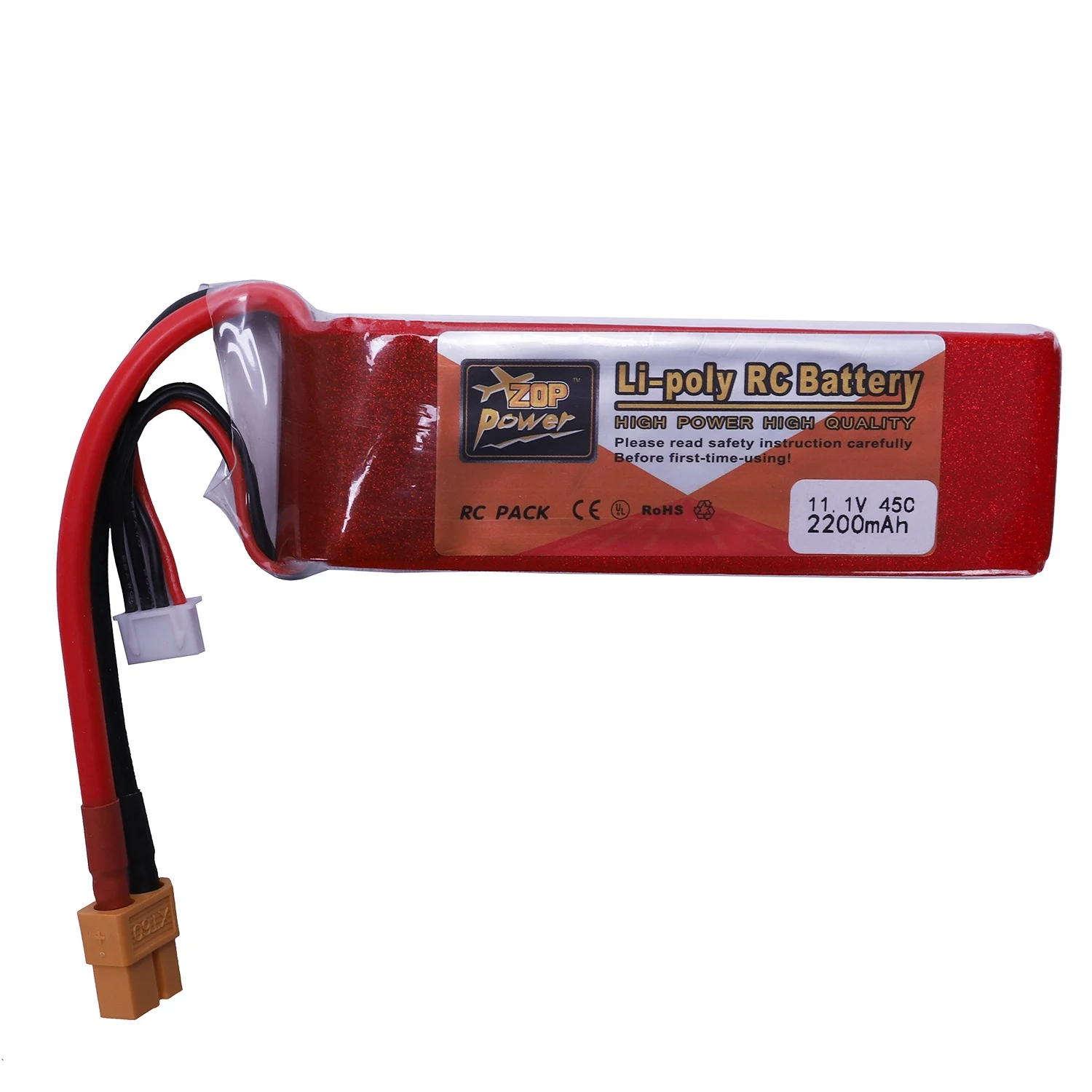 ZOP POWER 2200 мАч 11 1 В 3S 45C Lipo Battery XT60 разъем для радиоуправляемого квадрокоптера