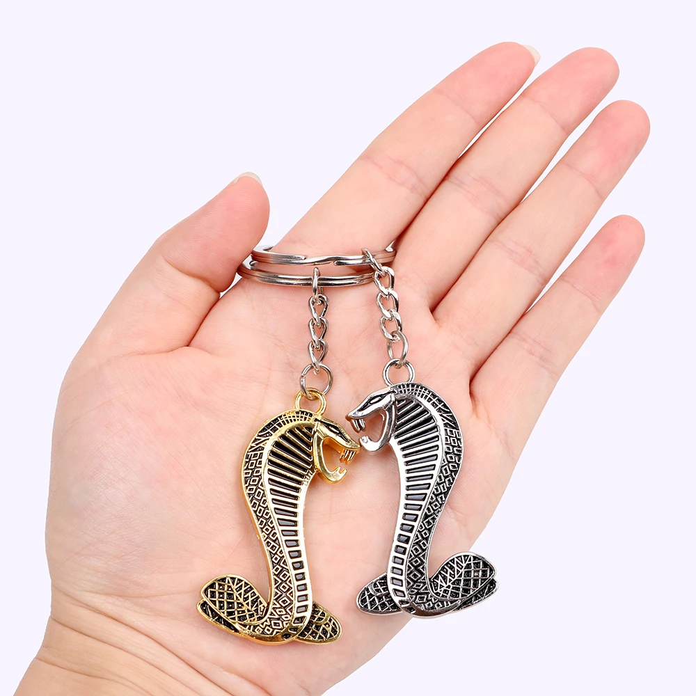 FORAUTO Кобра Змея автомобильный брелок для ключей Автомобильный металлическая