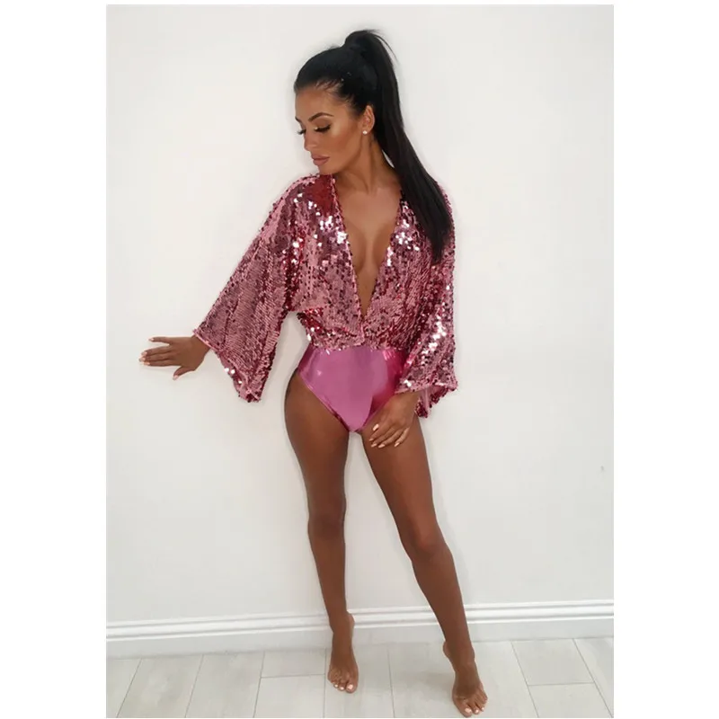 2 шт женский модный сексуальный купальник бикини с блестками пляжные купальные